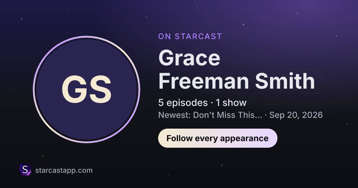 The preview card for Grace Freeman Smith