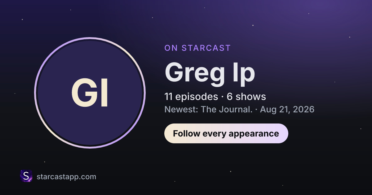 The preview card for Greg Ip