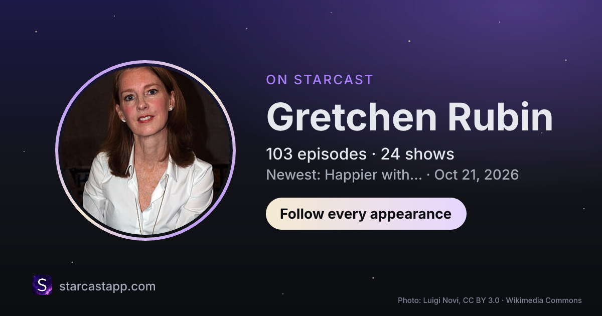 The preview card for Gretchen Rubin