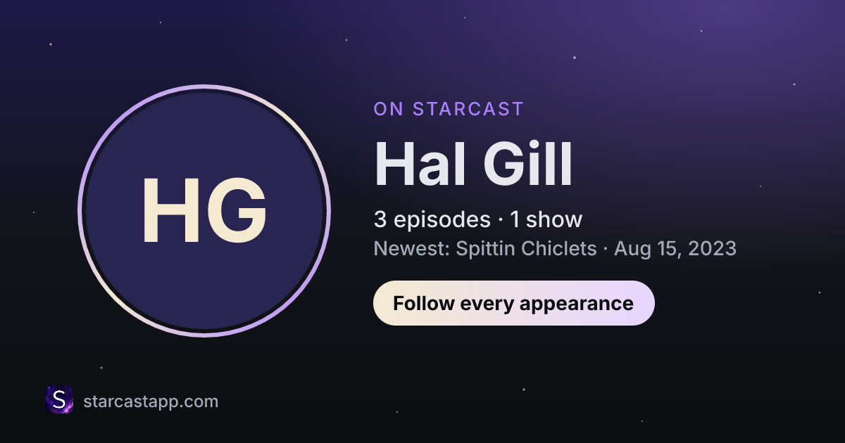The preview card for Hal Gill