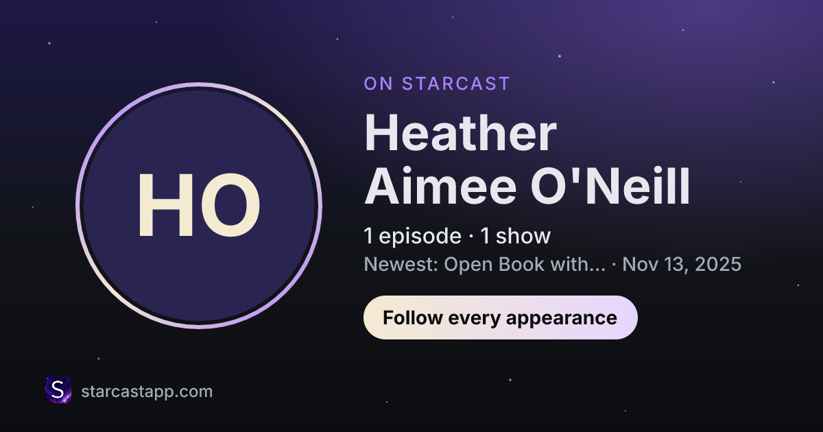 The preview card for Heather Aimee O'Neill