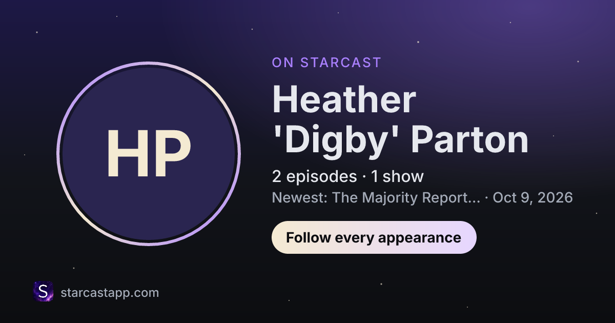 The preview card for Heather 'Digby' Parton