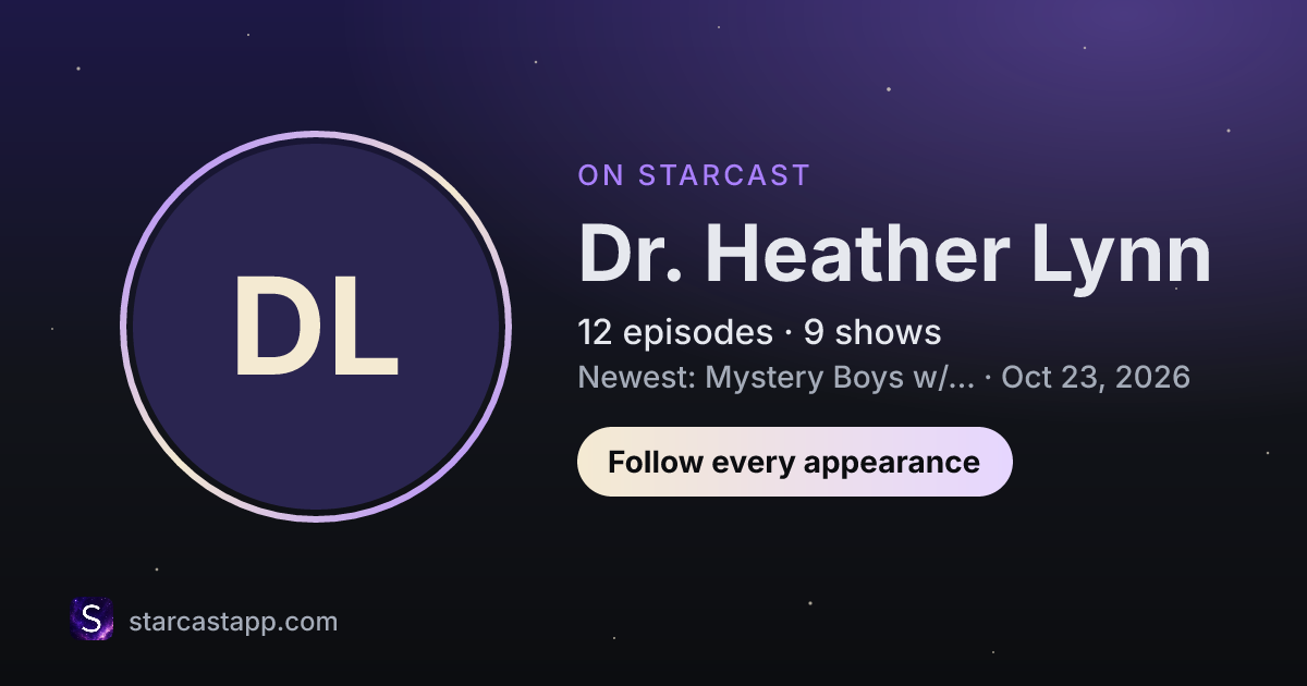 The preview card for Dr. Heather Lynn