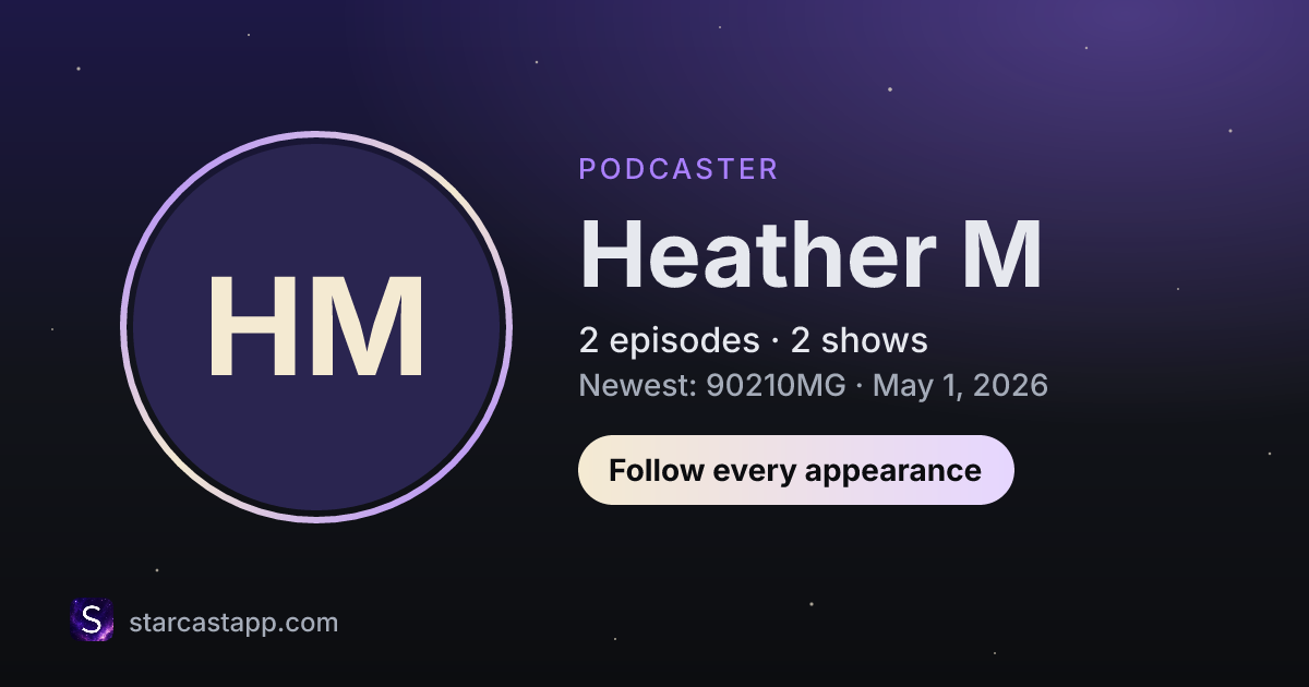 The preview card for Heather M