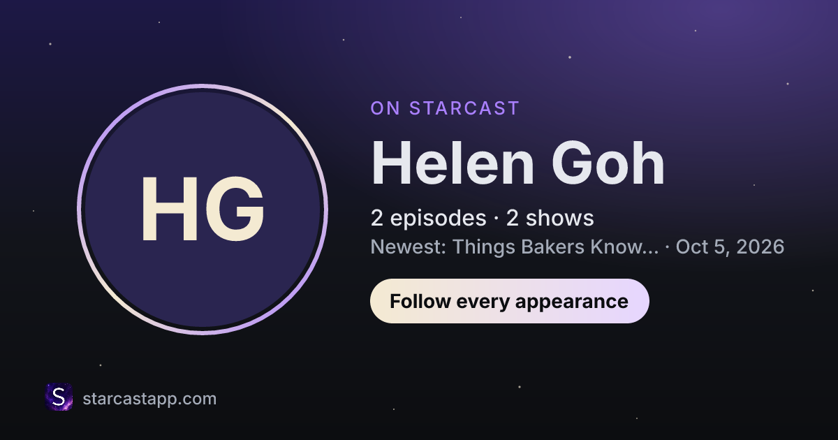 The preview card for Helen Goh