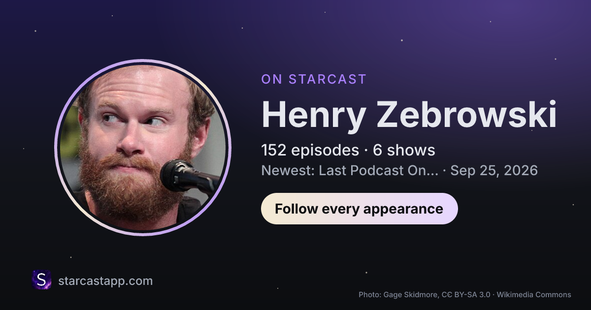 The preview card for Henry Zebrowski