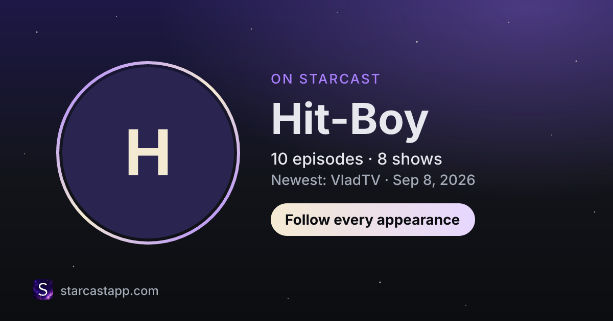The preview card for Hit-Boy