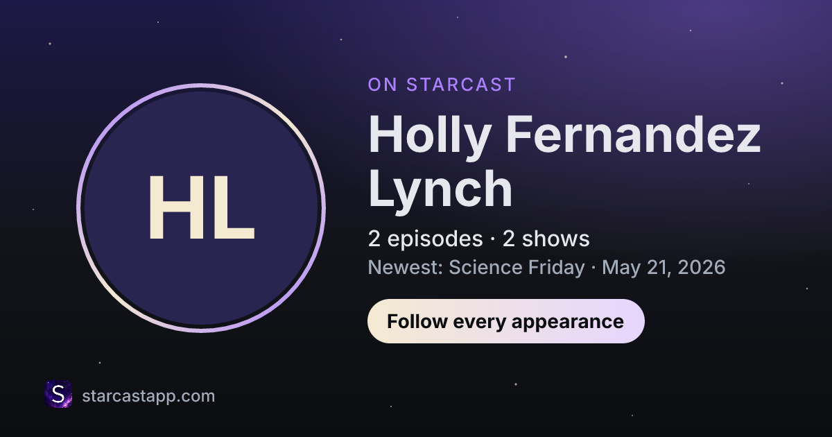 The preview card for Holly Fernandez Lynch