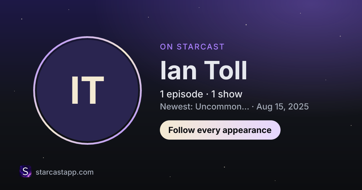 The preview card for Ian Toll