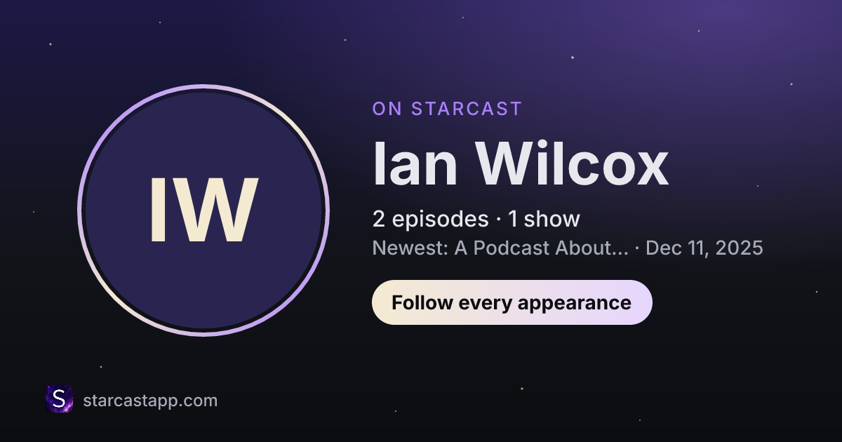 The preview card for Ian Wilcox