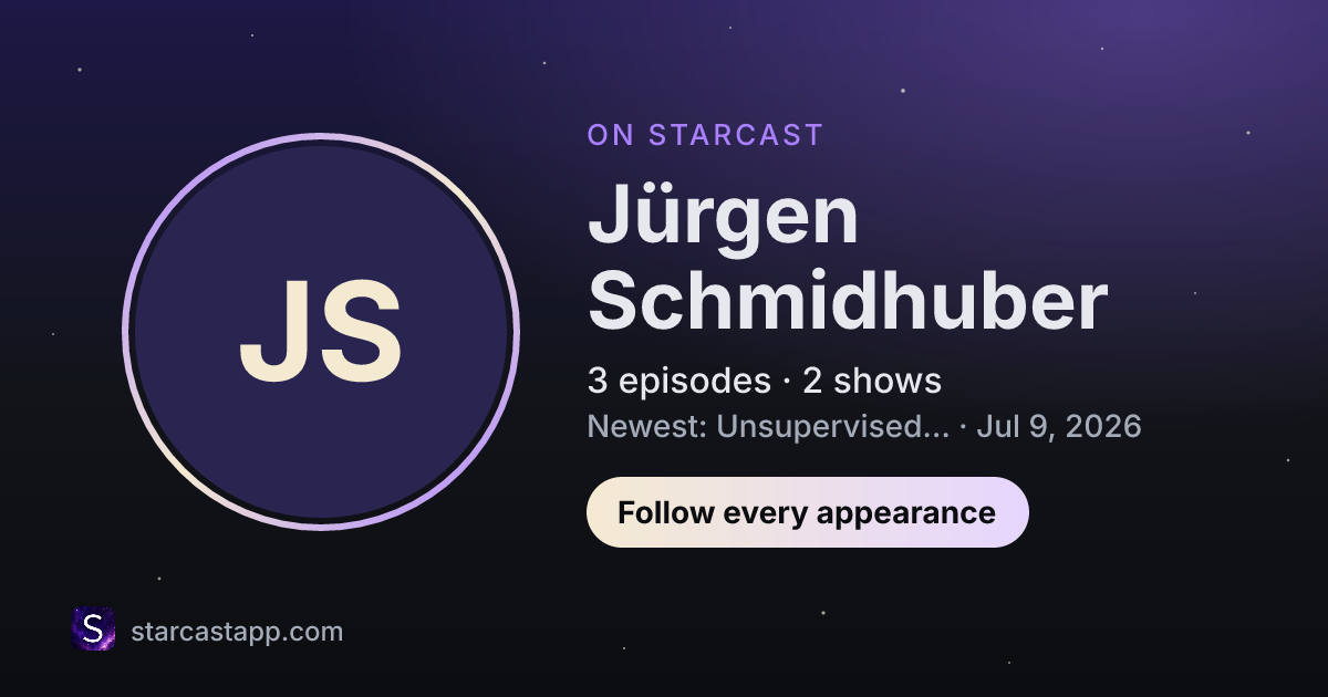The preview card for Jürgen Schmidhuber