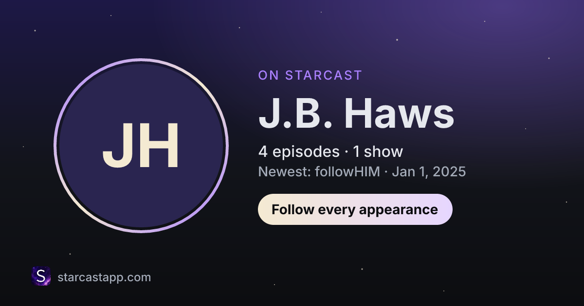 The preview card for J.B. Haws