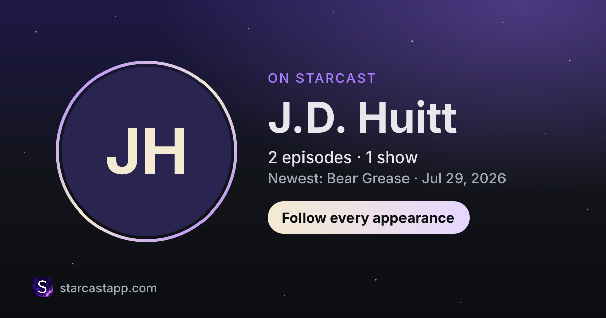 The preview card for J.D. Huitt