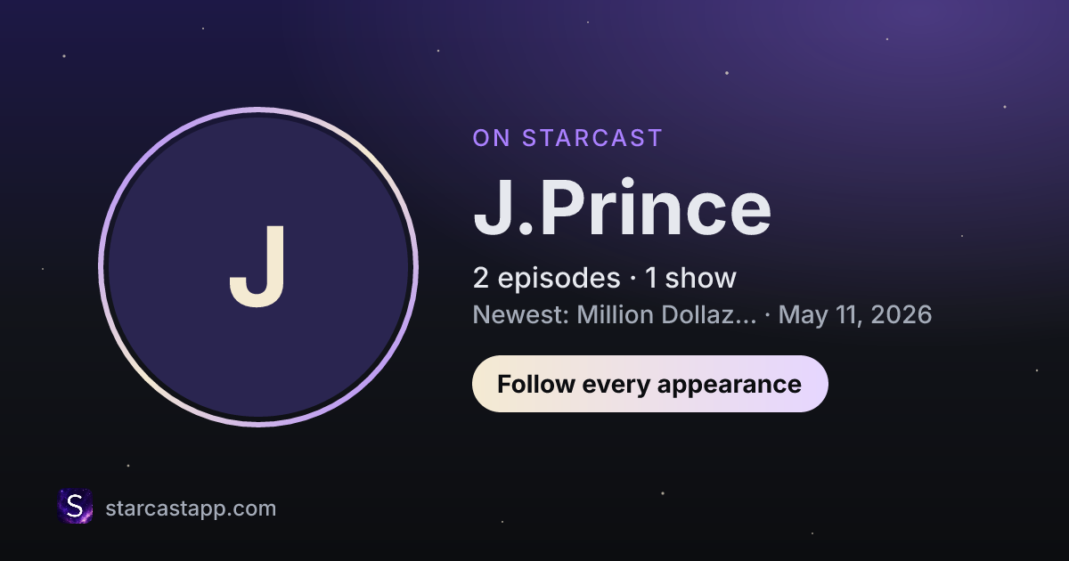 The preview card for J.Prince