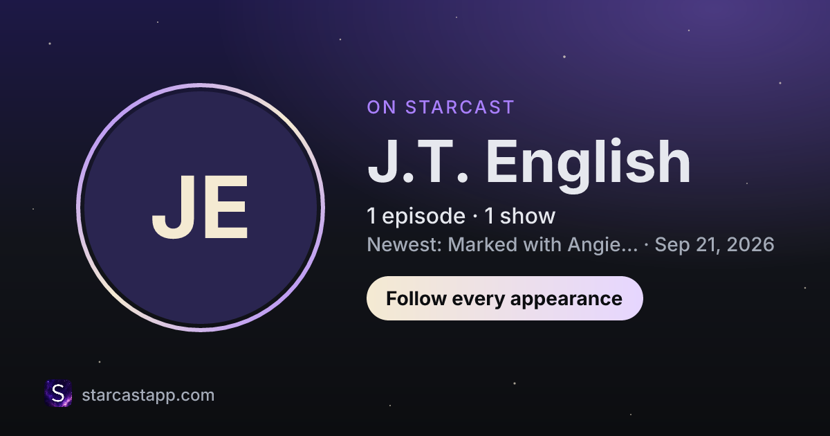 The preview card for J.T. English