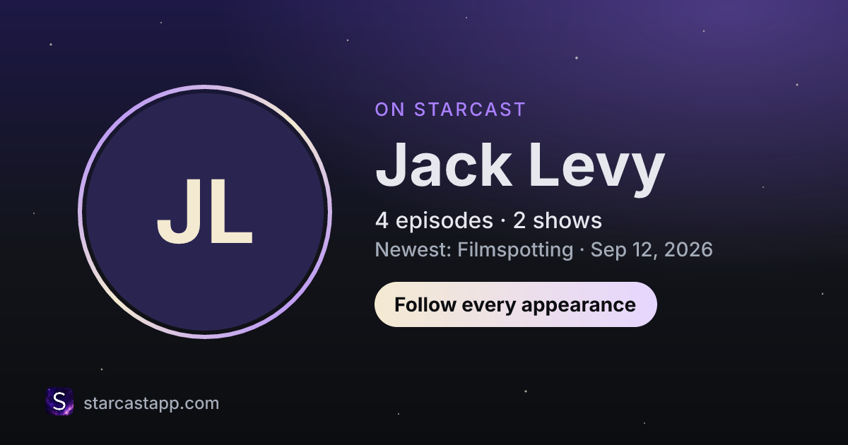 The preview card for Jack Levy
