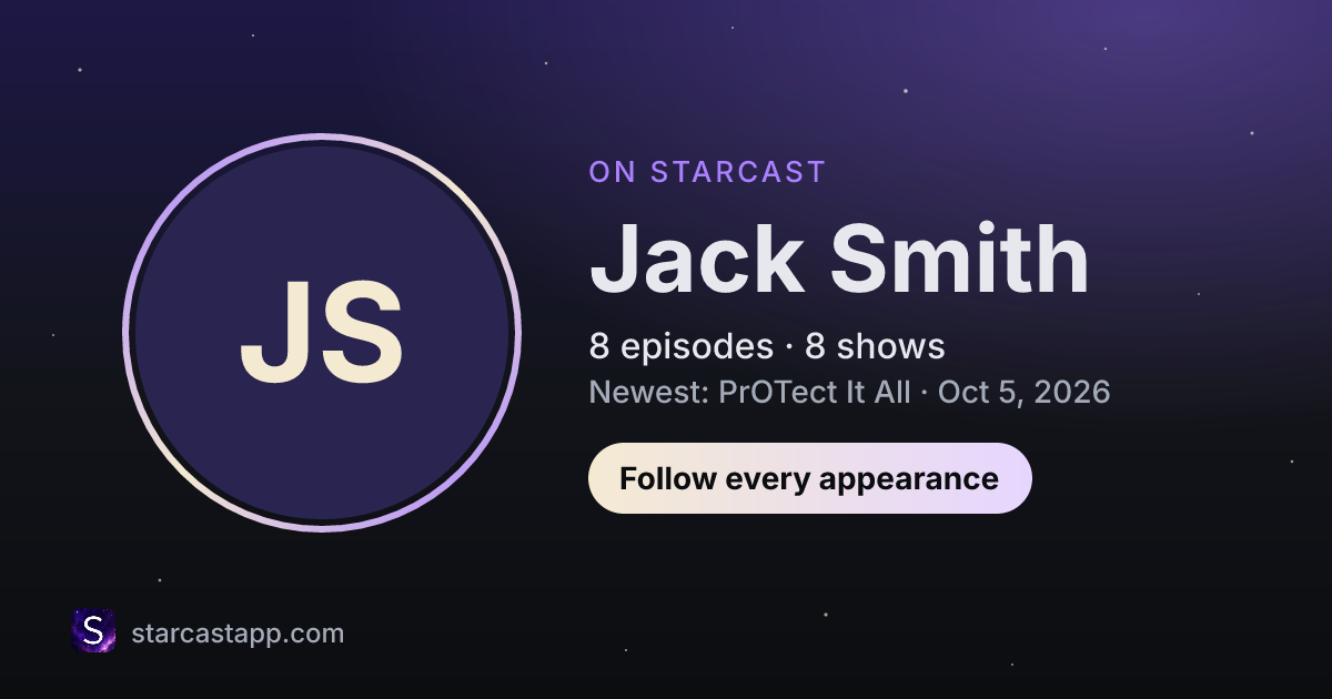 The preview card for Jack Smith