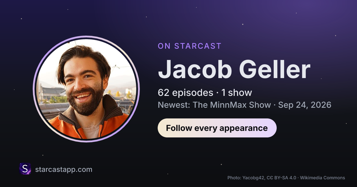 The preview card for Jacob Geller