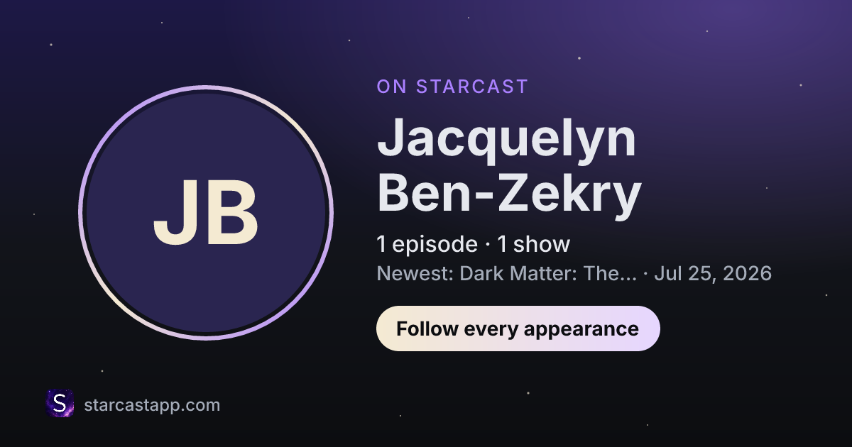 The preview card for Jacquelyn Ben-Zekry