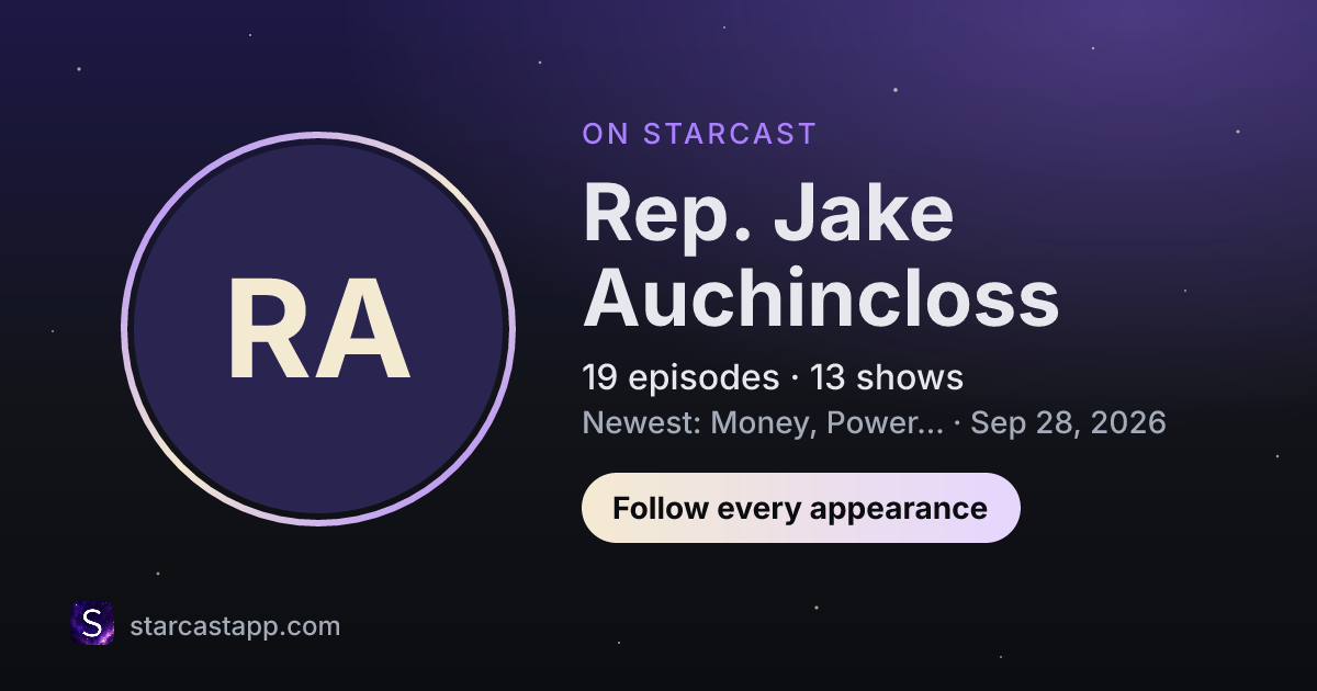 The preview card for Rep. Jake Auchincloss