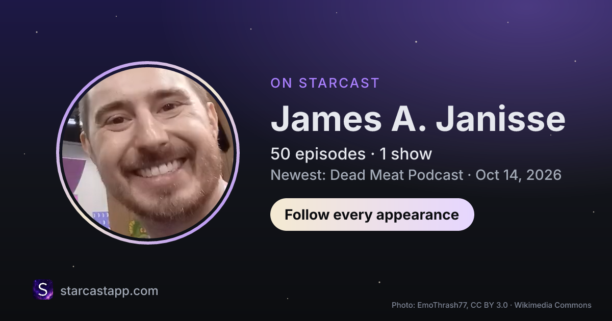 The preview card for James A. Janisse