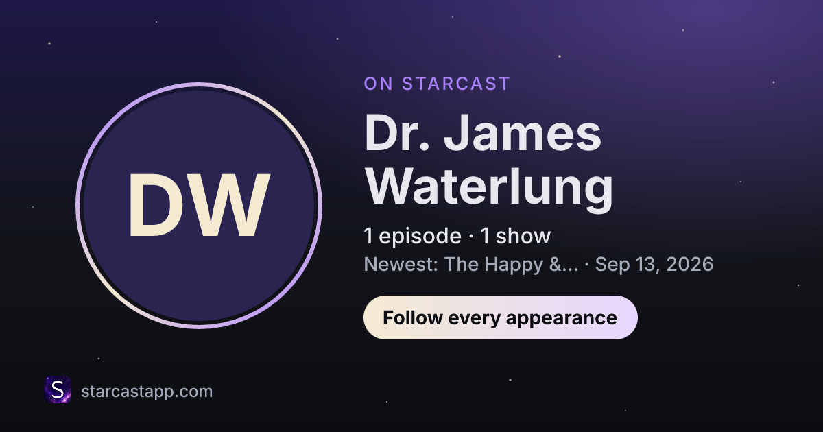 The preview card for Dr. James Waterlung