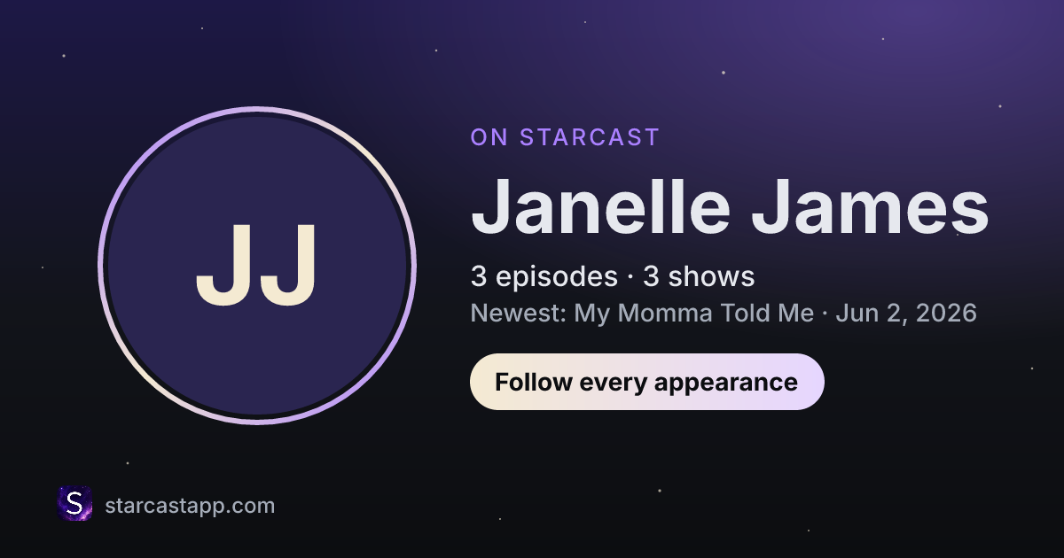The preview card for Janelle James