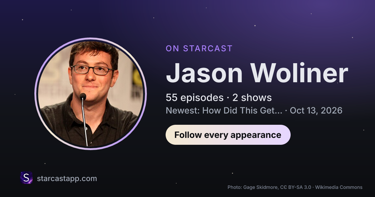 The preview card for Jason Woliner