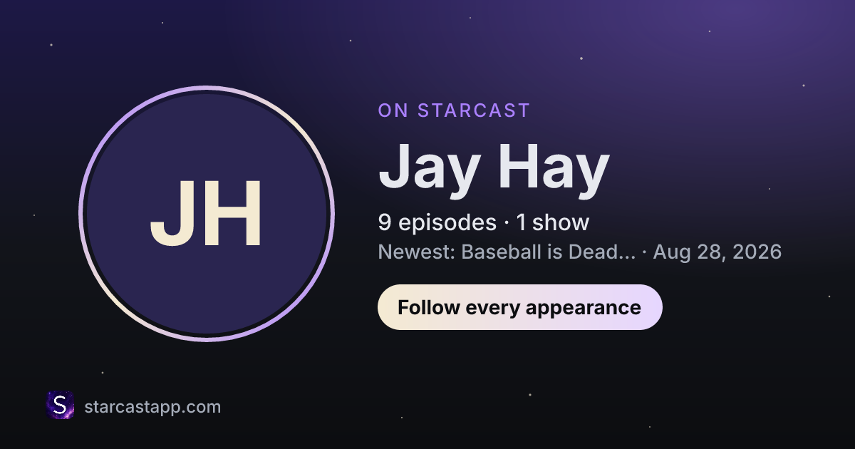 The preview card for Jay Hay
