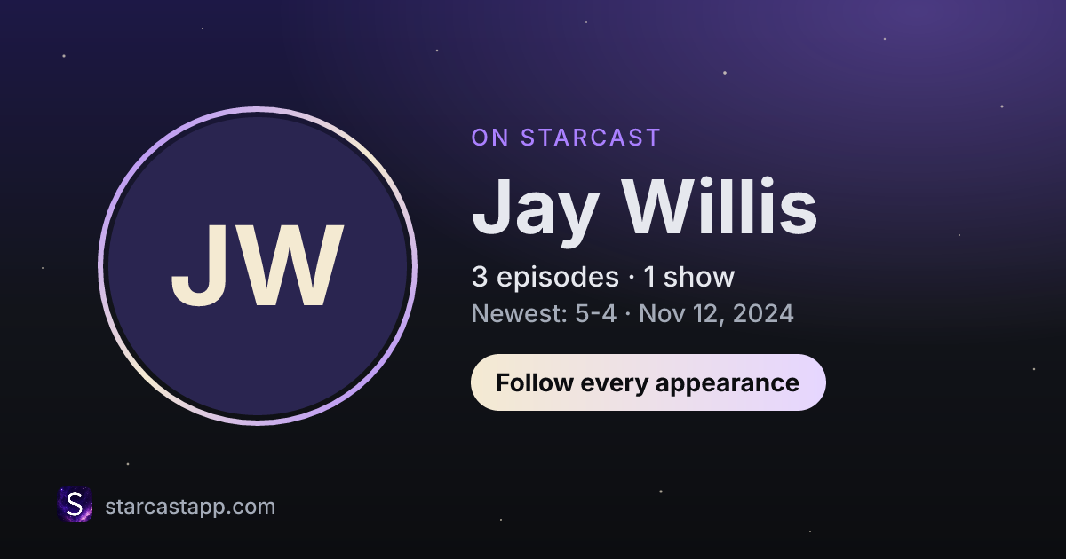 The preview card for Jay Willis