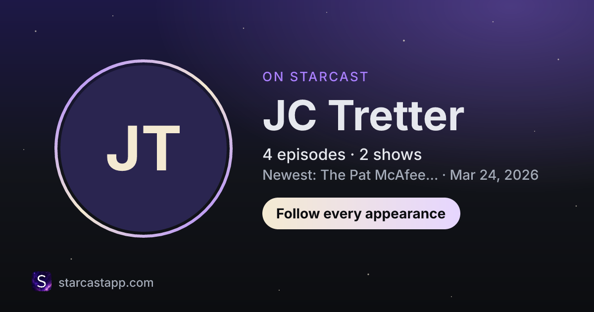 The preview card for JC Tretter