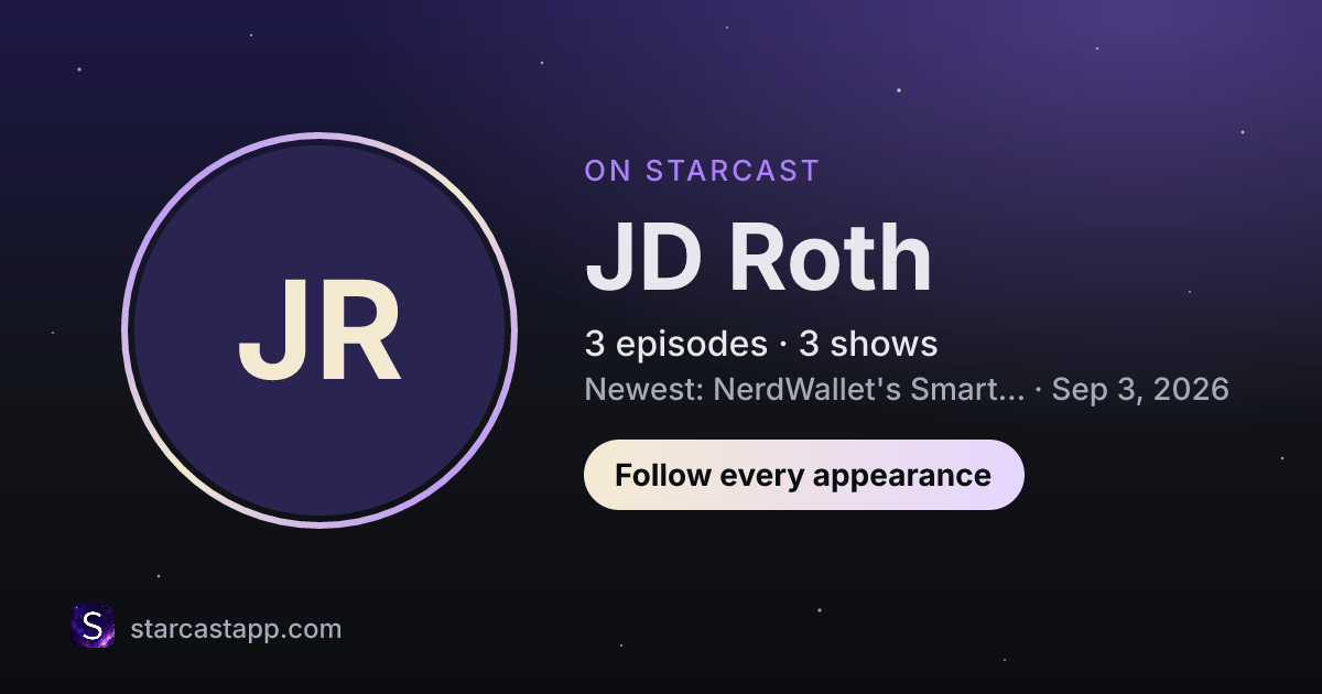 The preview card for JD Roth