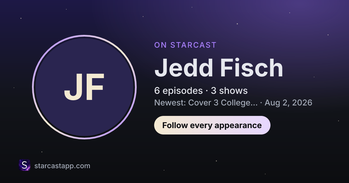 The preview card for Jedd Fisch