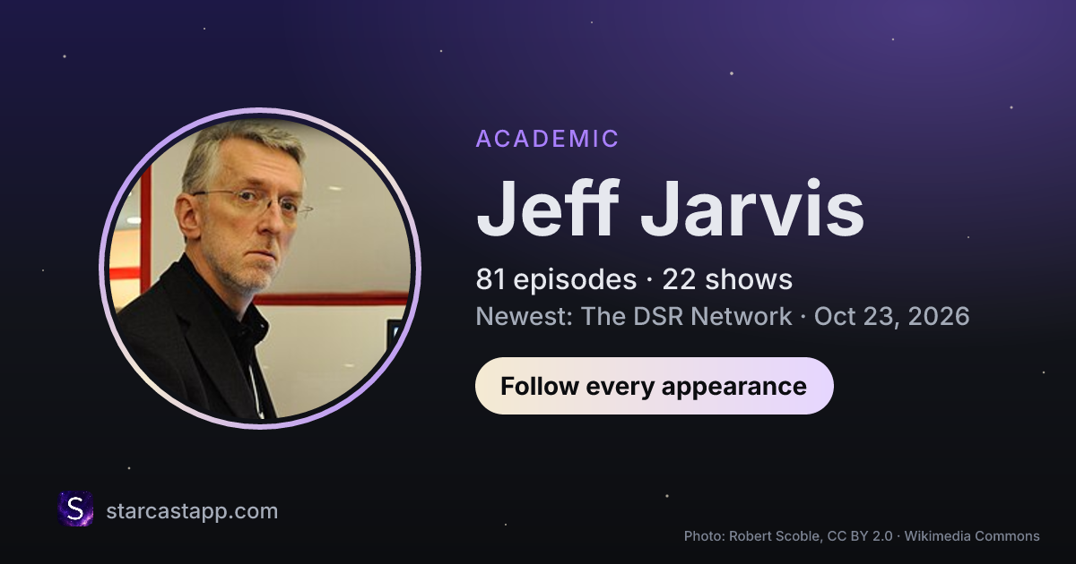 The preview card for Jeff Jarvis