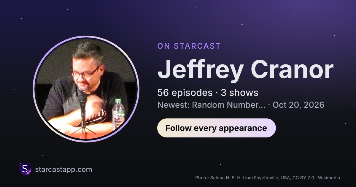 The preview card for Jeffrey Cranor