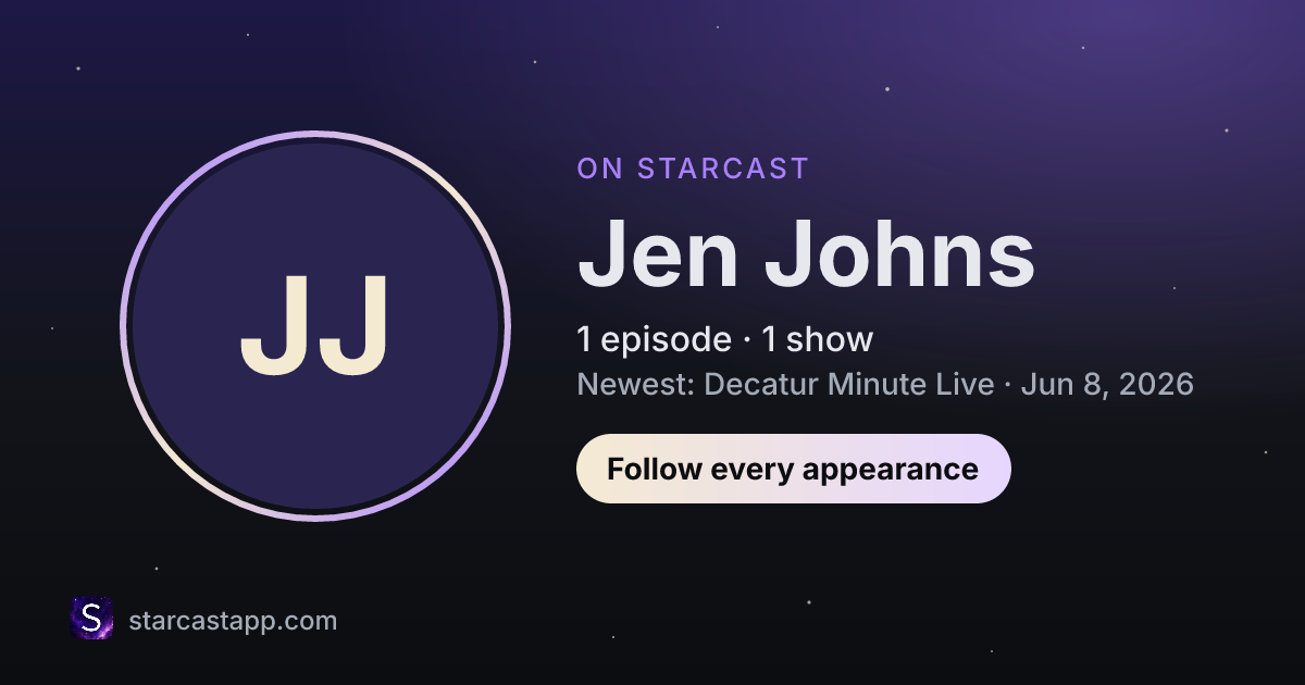 The preview card for Jen Johns