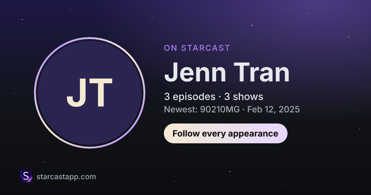 The preview card for Jenn Tran