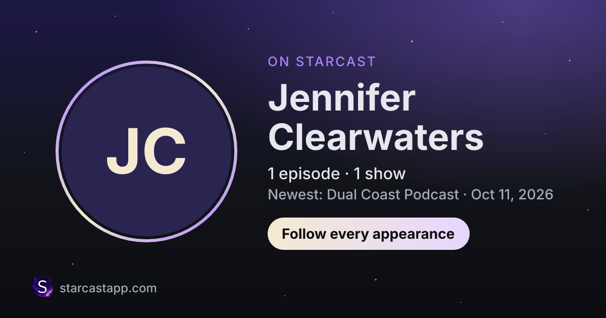The preview card for Jennifer Clearwaters