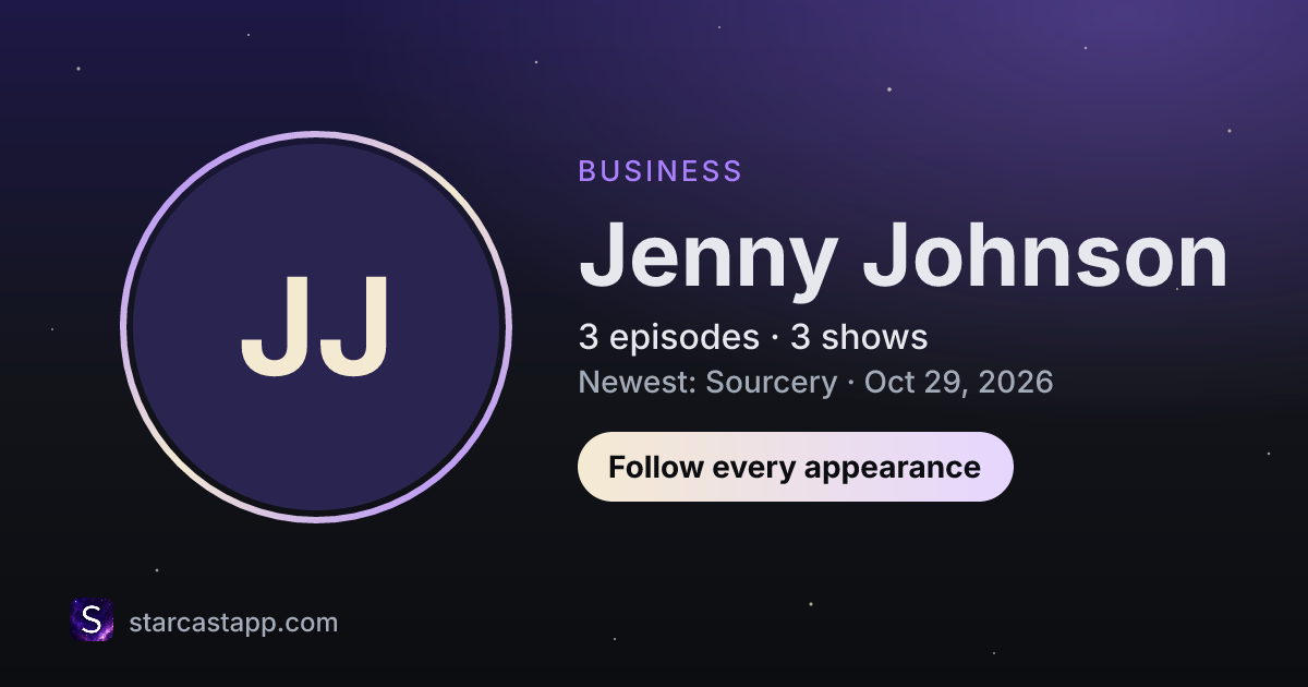 The preview card for Jenny Johnson