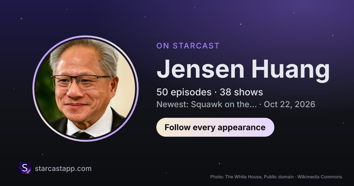 The preview card for Jensen Huang