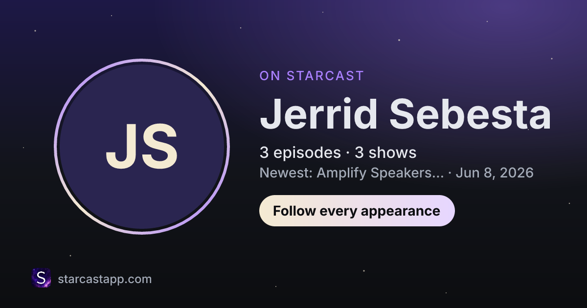 The preview card for Jerrid Sebesta