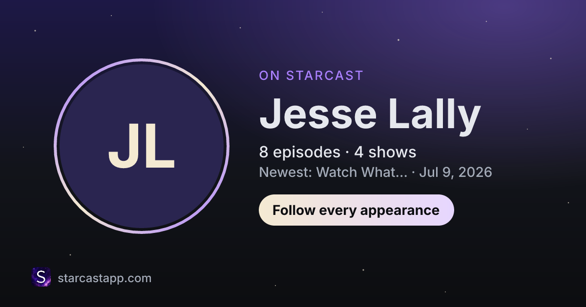 The preview card for Jesse Lally