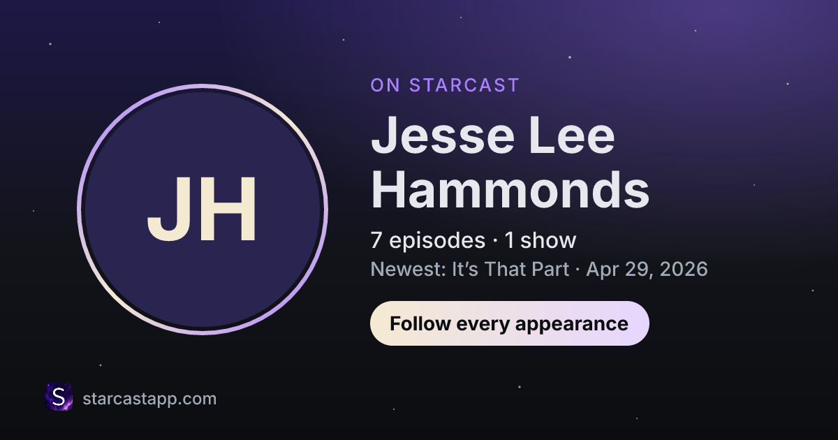 The preview card for Jesse Lee Hammonds