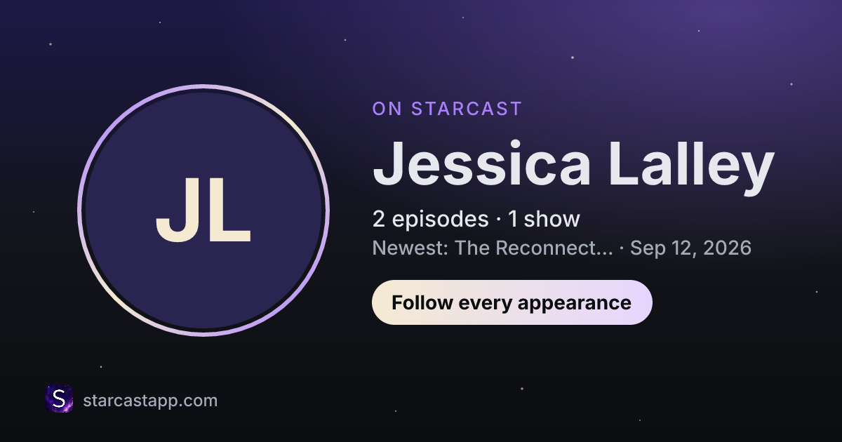 The preview card for Jessica Lalley