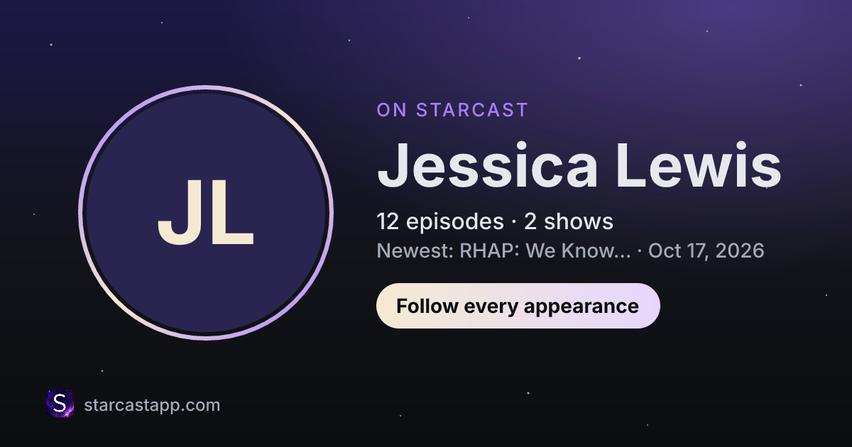 The preview card for Jessica Lewis