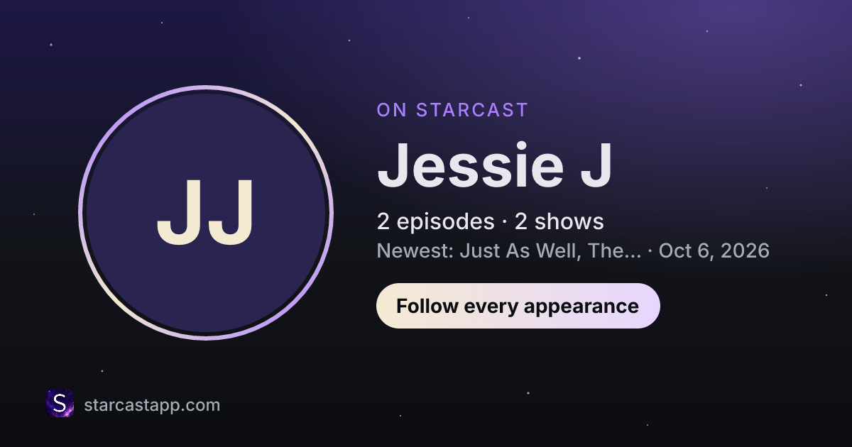 The preview card for Jessie J