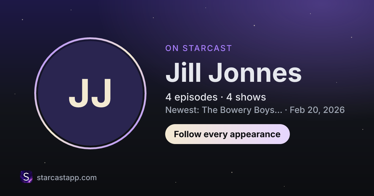 The preview card for Jill Jonnes