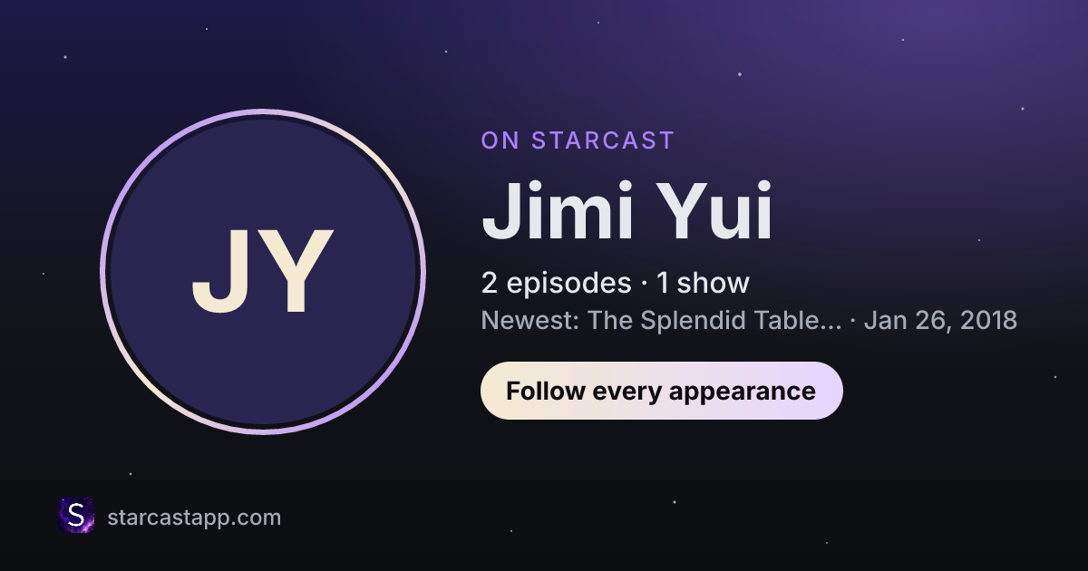 The preview card for Jimi Yui