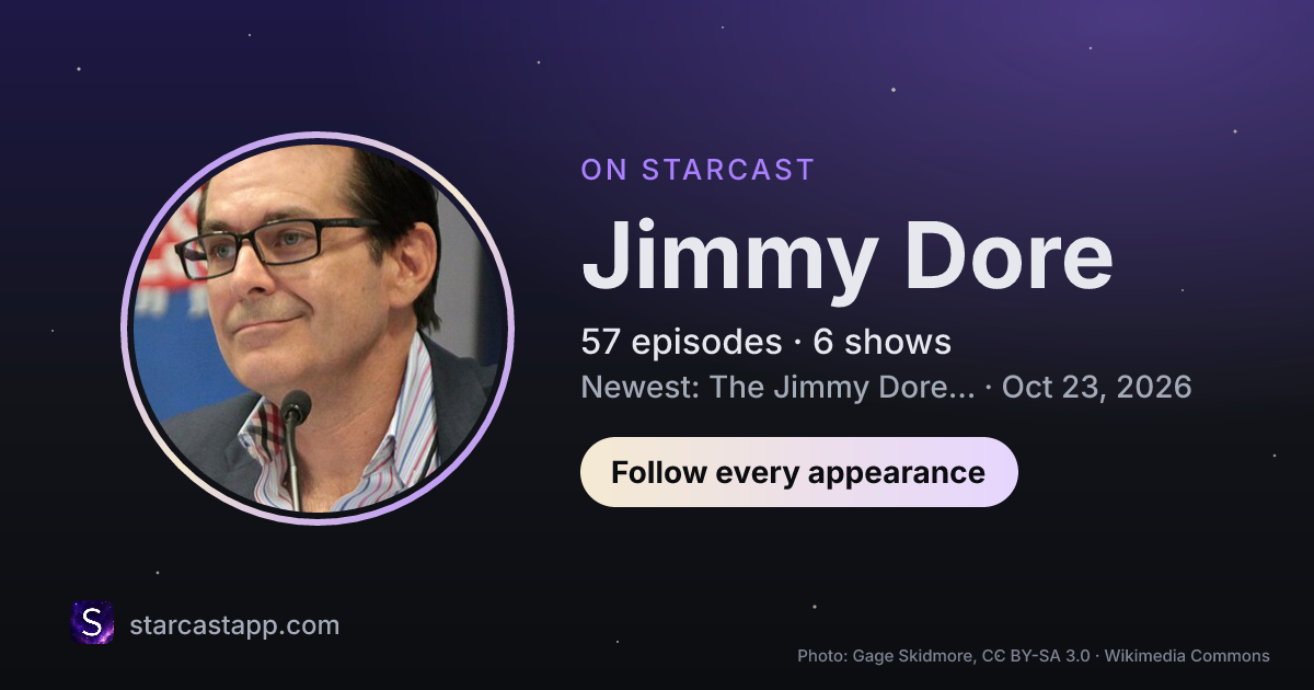 The preview card for Jimmy Dore