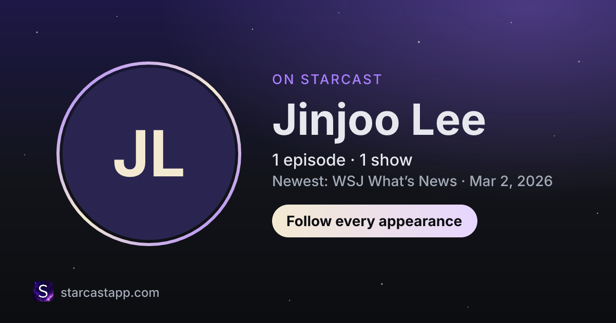 The preview card for Jinjoo Lee
